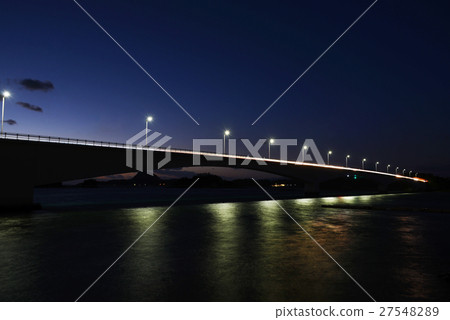Amakusa No. 4 Bridge at dusk 27548289