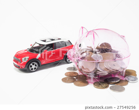 Pig's Piggy Bank and Minicar Pig's Piggy Bank and Minicar 27549256