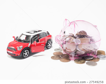 Pig's Piggy Bank and Minicar Pig's Piggy Bank and Minicar 27549258