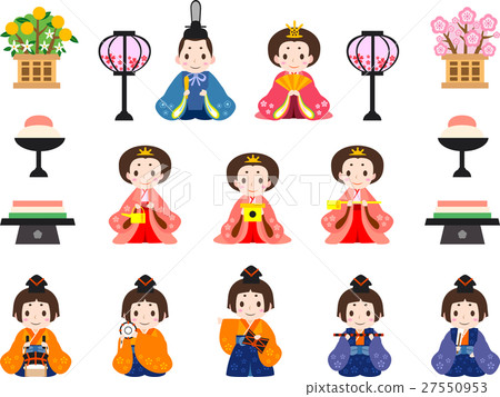 Hina figurine illustration material set 27550953