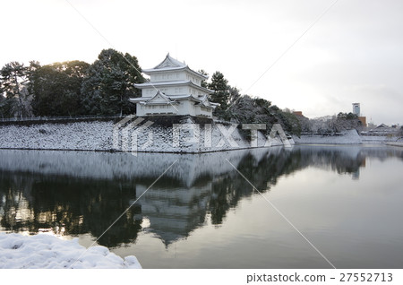 名古屋城堡(Kiyosu槳)的東北角槳_雪妝 名古屋城堡(Kiyosu槳)的東北角槳_雪妝 27552713