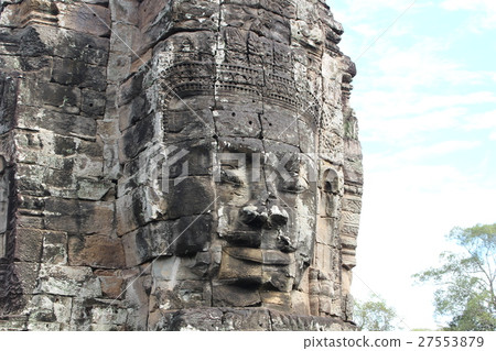 Stone statues of Angkor Thom Cambodia Angkor Archaeological Site 27553879