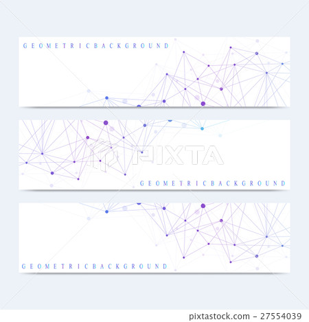 Modern set of vector banners. Geometric abstract 27554039