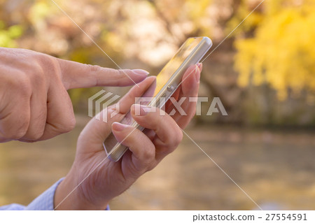 Handheld smartphone (November)_Fukushima Prefecture Abukuma River upper stream Saigo Taku 27554591