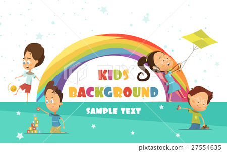 Playing Kids Background  27554635