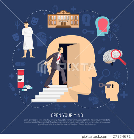 Modern Abstract Psychologist Poster 27554671