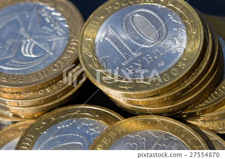 Russian Ruble a ten coins Russian Ruble a ten coins 27554870