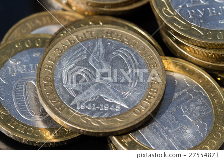 Russian Ruble a ten coins Russian Ruble a ten coins 27554871