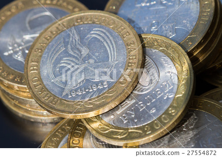Russian Ruble a ten coins Russian Ruble a ten coins 27554872
