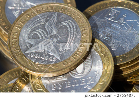 Russian Ruble a ten coins Russian Ruble a ten coins 27554873