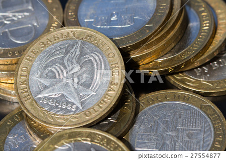 Russian Ruble a ten coins Russian Ruble a ten coins 27554877
