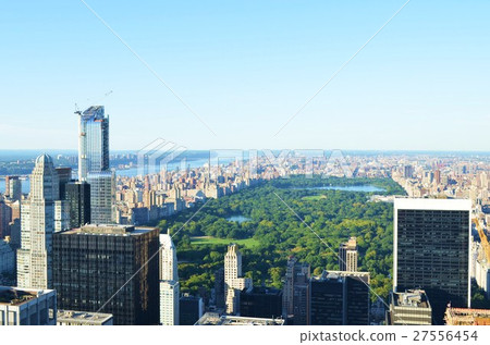 Central park and residential area seen from Feller center 27556454