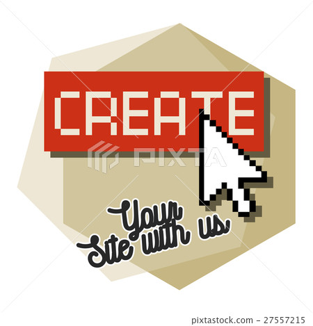 Clolor vintage web studio emblem Clolor vintage web studio emblem 27557215