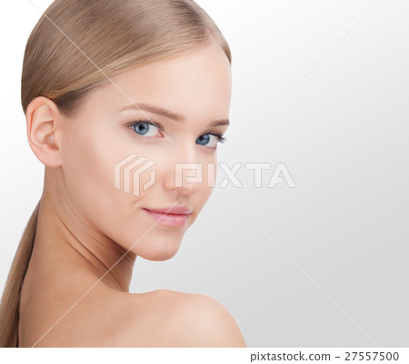 Beauty Woman face Portrait. Skin Care Concept Beauty Woman face Portrait. Skin Care Concept 27557500