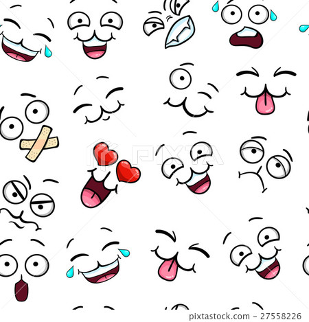 Seamless pattern with smiley face Seamless pattern with smiley face 27558226
