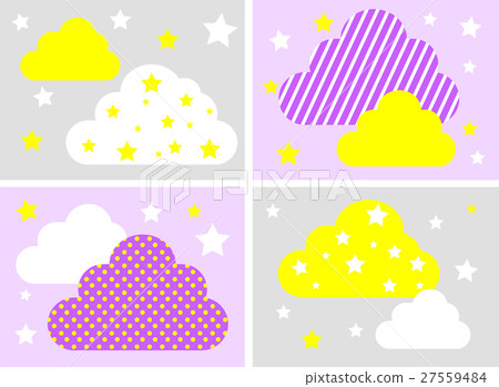 Cloud and Star - Vector Illustration 27559484