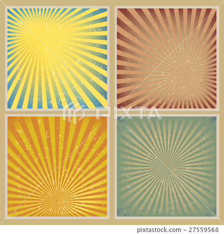 Set of abstract Vintage background - Stock Illustration [27559568] - PIXTA