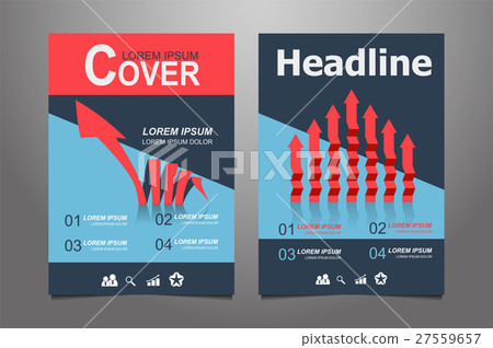Abstract  red presentation book cover templates Abstract  red presentation book cover templates 27559657
