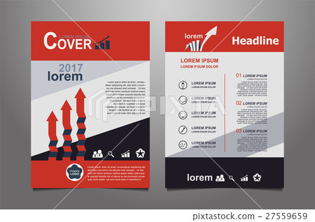 Abstract  red presentation book cover templates Abstract  red presentation book cover templates 27559659