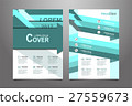 Abstract  CMYK presentation book cover templates 27559673
