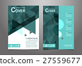Abstract green presentation book cover templates 27559677