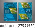 Abstract green presentation book cover templates 27559679