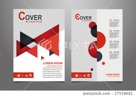 Abstract  red presentation book cover templates Abstract  red presentation book cover templates 27559681
