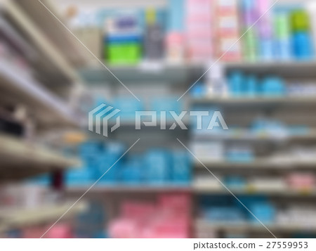 Supermarket Store Blurred Supermarket Store Blurred 27559953
