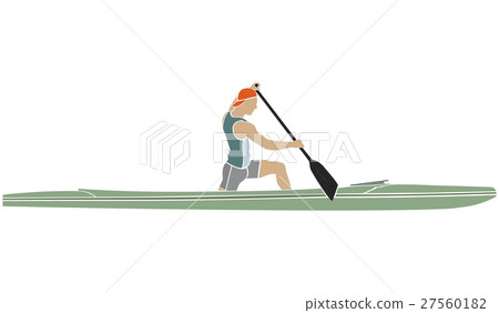 athlete sports canoe with paddle athlete sports canoe with paddle 27560182