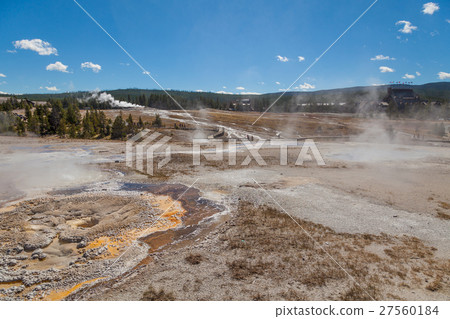 Geyser Basin in Yellowstone 27560184
