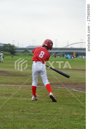 Young baseball - swing Young baseball - swing 27560990