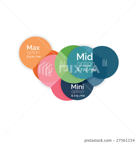 Business circle infographic banner template 27561154