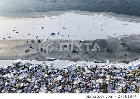 Winter background texture with snow Winter background texture with snow 27561974