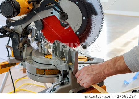 Circular saw cutting wooden plank blade concepts 27562287