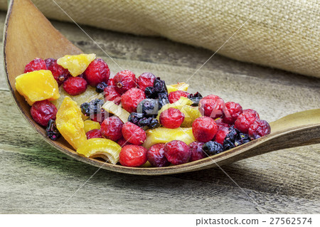 Candied dried mixed assortment of fruits and berri Candied dried mixed assortment of fruits and berri 27562574