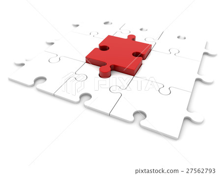 Concept with puzzle pieces Concept with puzzle pieces 27562793