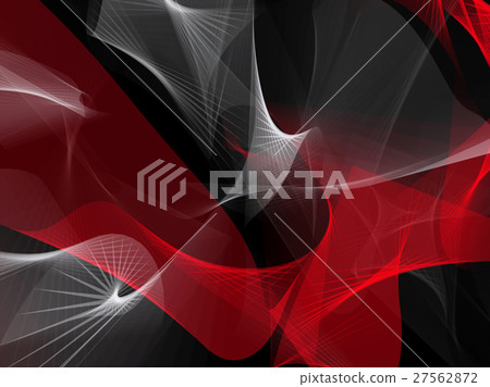Abstract background in red and white on black 27562872