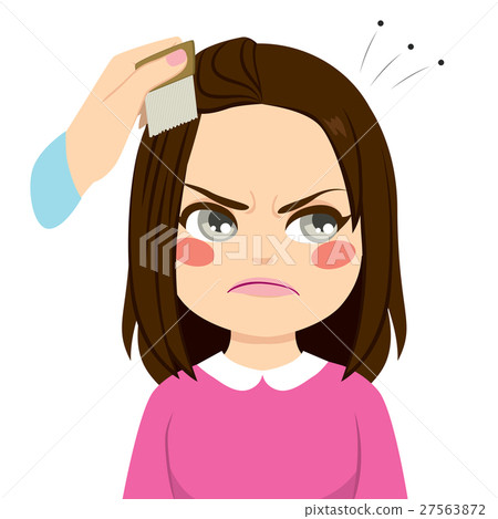 Combing Hair Lice 27563872