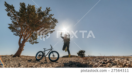 Fatbike. Fat tire bike. 27564311