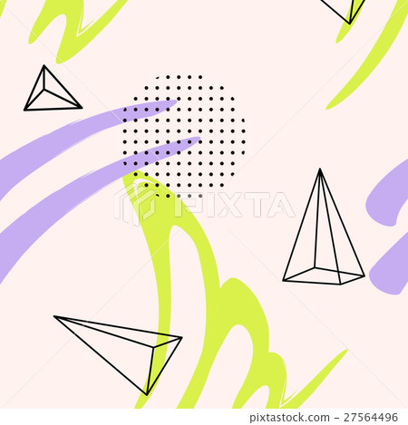 Hand drawn brush textures in violet, blue Hand drawn brush textures in violet, blue 27564496