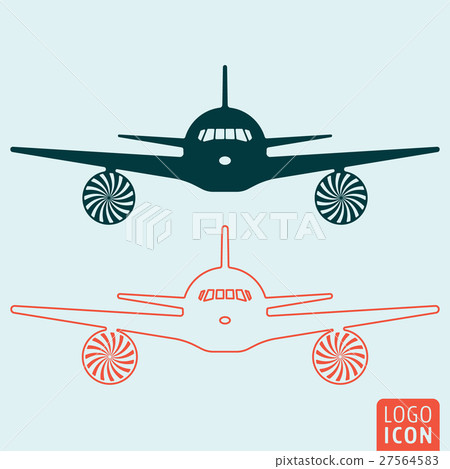 Plane icon isolated 27564583