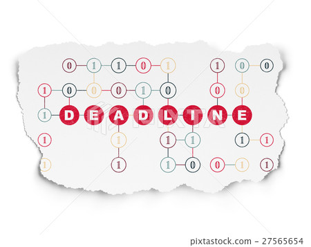 Finance concept: Deadline on Torn Paper background Finance concept: Deadline on Torn Paper background 27565654