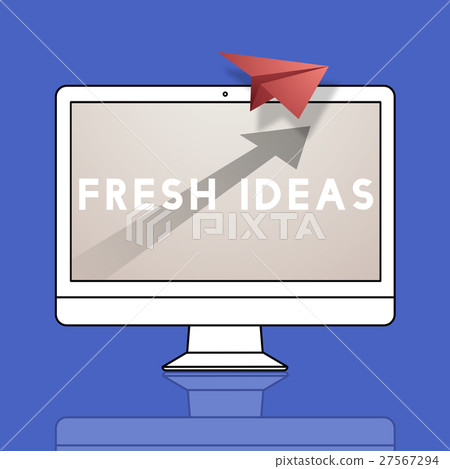 Paper Plane Icon Mission Concept 27567294