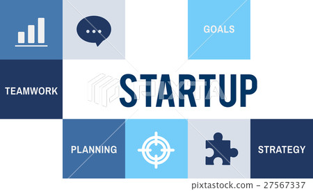 Startup Business Plan Strategy Concept 27567337