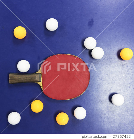 Table Tennis Ping-Pong Sport Equipment Concept Table Tennis Ping-Pong Sport Equipment Concept 27567432