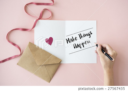 Celebration Card Writing Concept Celebration Card Writing Concept 27567435