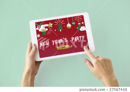 Merry X'mas Christmas Celebration Concept Merry X'mas Christmas Celebration Concept 27567438