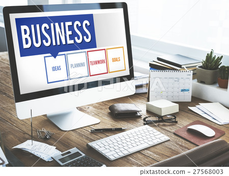 Business Box Words Diagram Concept 27568003