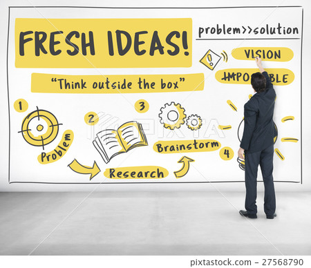 Fresh Ideas Inspire Creativity Concept Fresh Ideas Inspire Creativity Concept 27568790