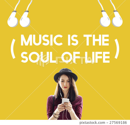 Music Life Happy Earphones Concept 27569186